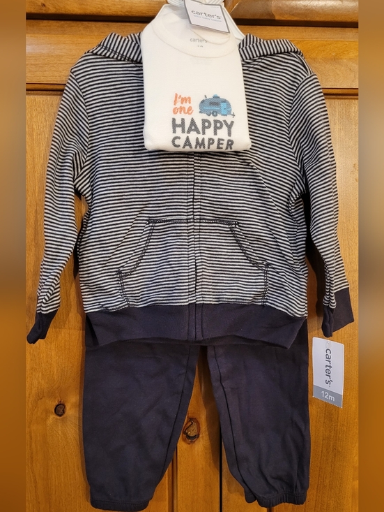 Carter's Other - NWT | Carter's Happy Camper Baby Layette Set Boy/Unisex 12m